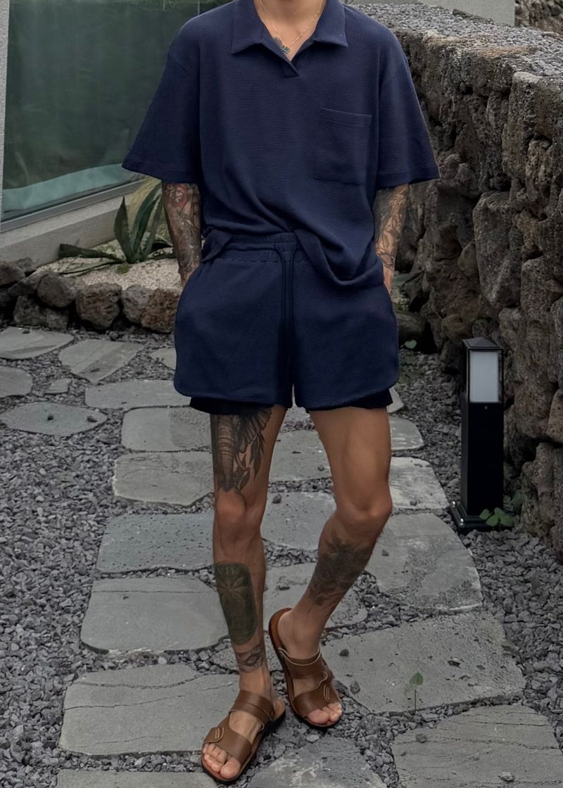 Waffle Shorts 3COLOR