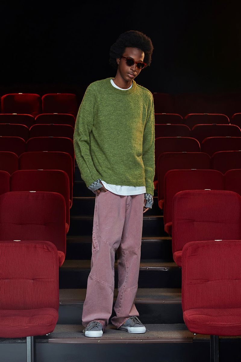 TUCK ALPACA KNIT / GREEN