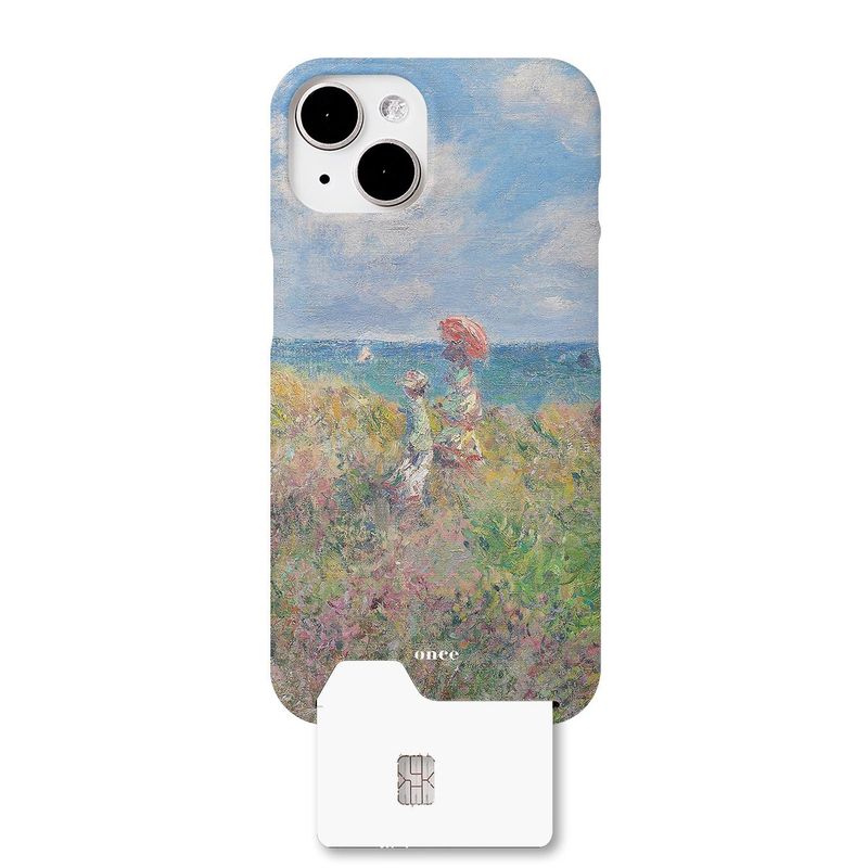 ONCESTUDIO（オンセスタジオ）の「[マットカード] モネ Cliffs of Purville スマホケース（スマホグッズ/小物）」