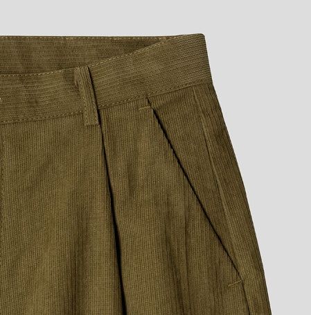 Phase Corduroy Pintuck Pants