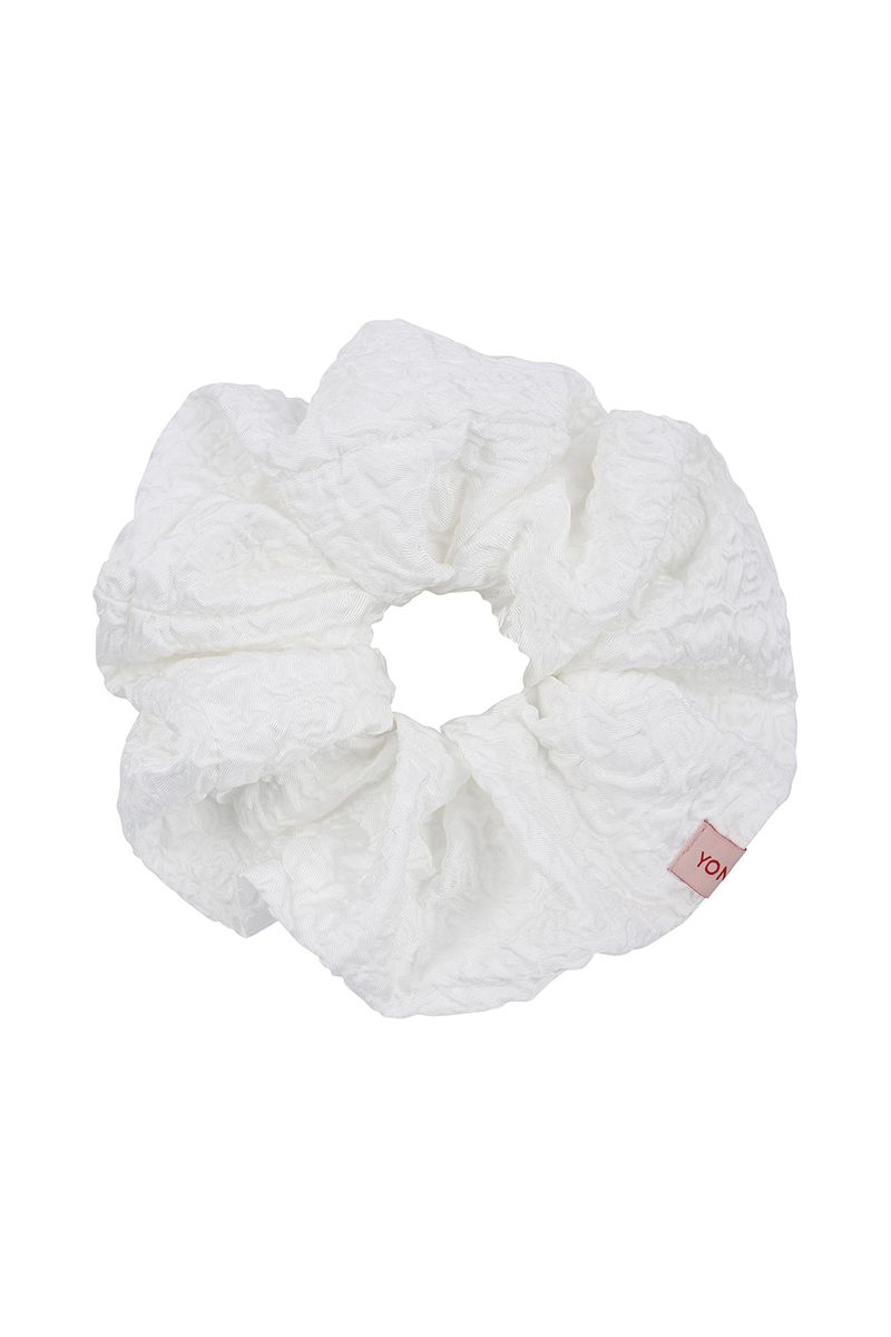 FLUFFY SCRUNCH / WHITE