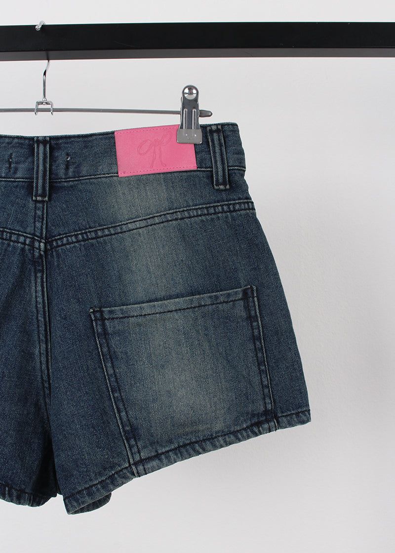 MINI SKIRT DENIM PANTS