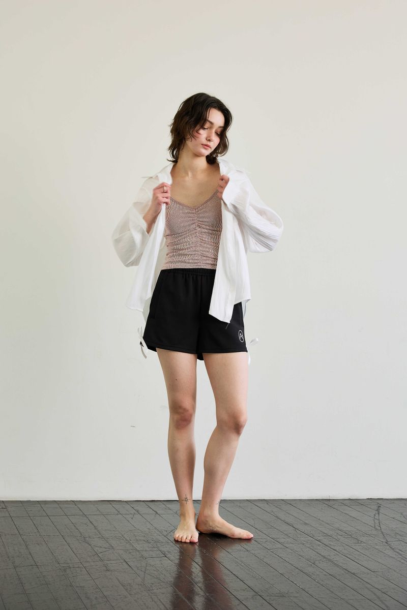 LUMINOUS OVERSIZED SHIRT / WHITE