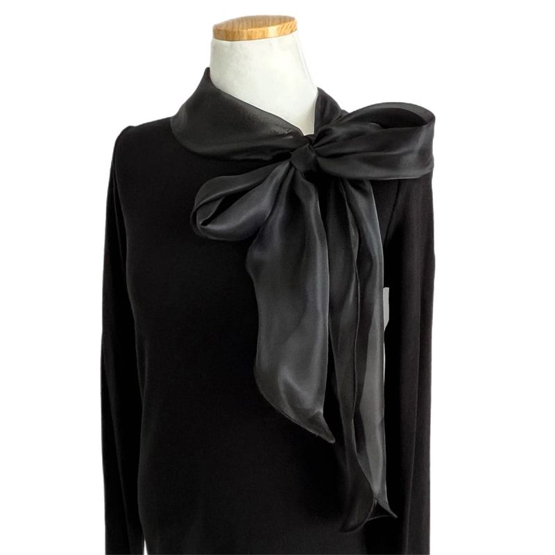 Tilly Tie Scarf Long Sleeve Top