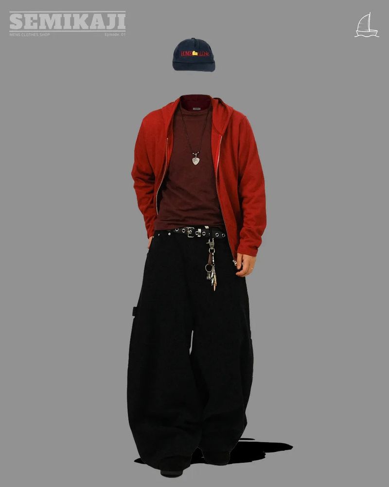 RU Crop Washed Two-Way Zip-Up Hoodie
