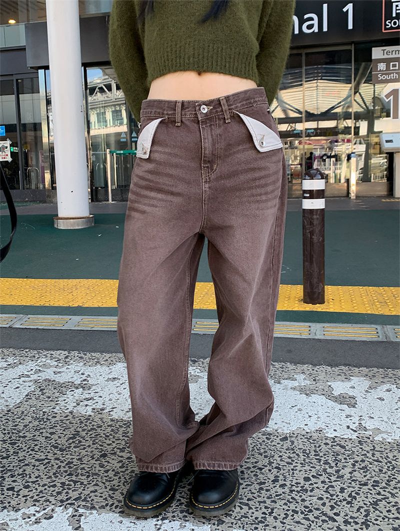 RETRO POCKET POINT JEANS (3C)