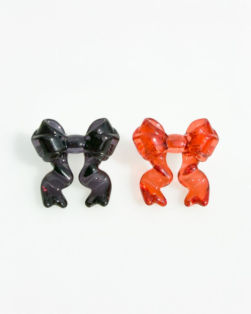Jelly Ribbon Ring - Black