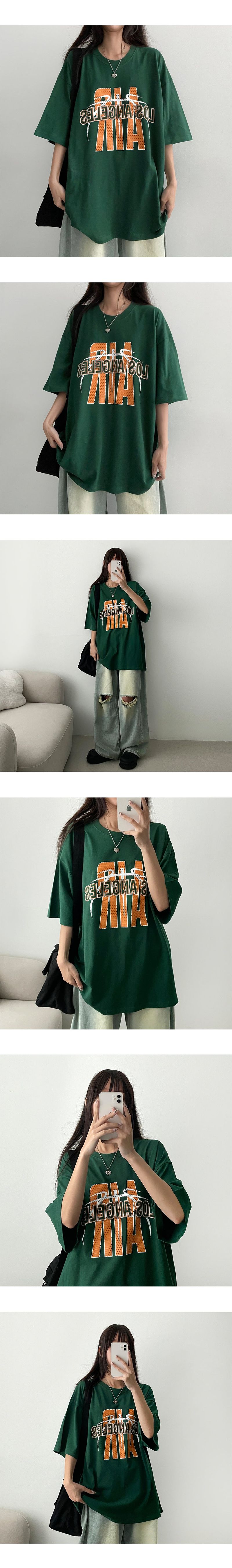 Ruggle Air Oversized Fit Short-Sleeved T-Shirt