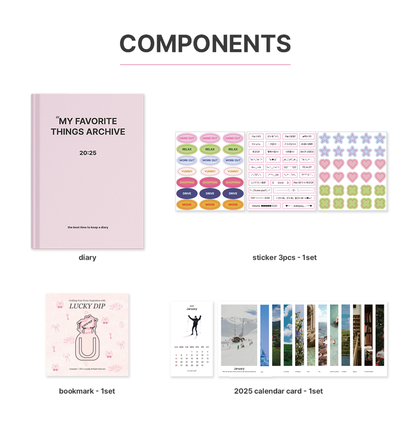 2025 My Favorite Things Archive hard cover diary
