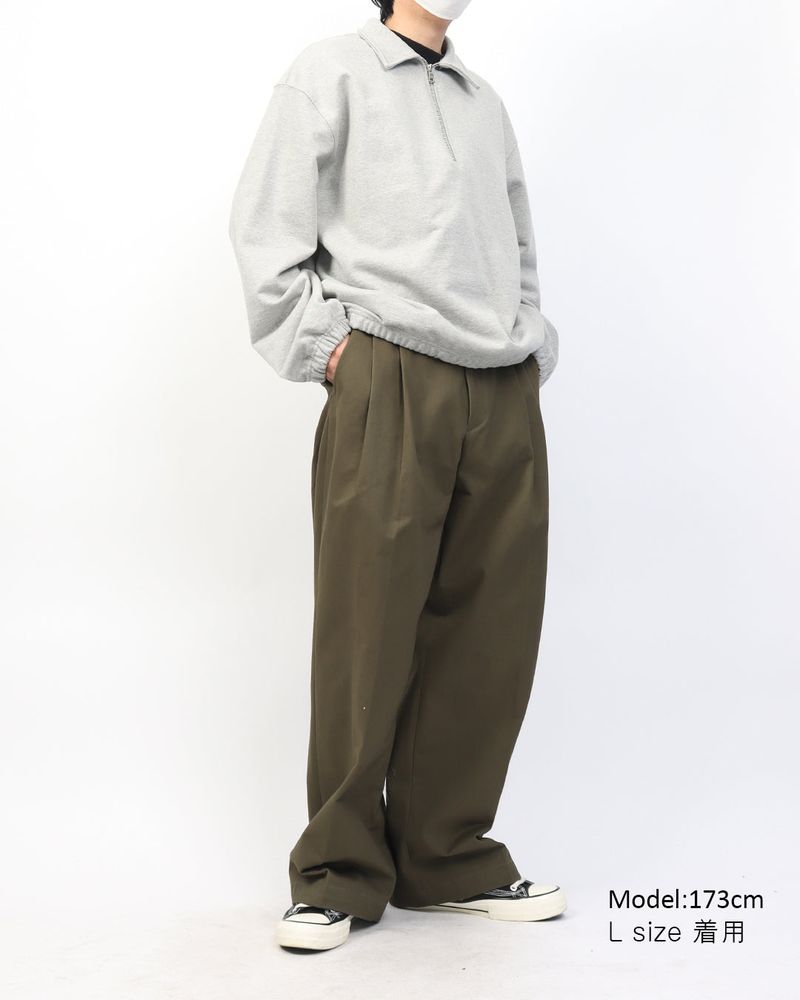Flow Pintuck Wide Chino Pants_2color