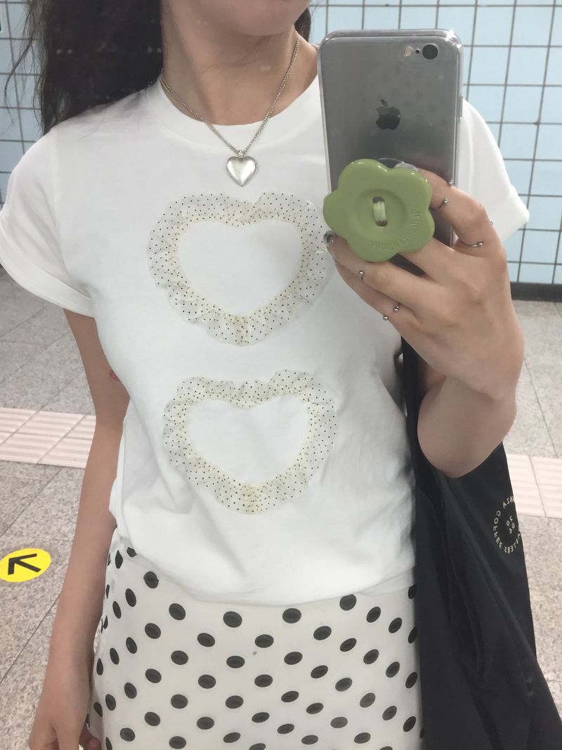 fling（フリング）の「[made by fling] ドットミーベイビーTシャツ（トップス）」