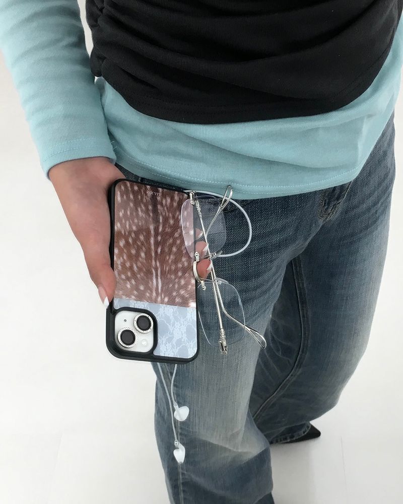 [MADE] Wild Bambi  Lace phone case