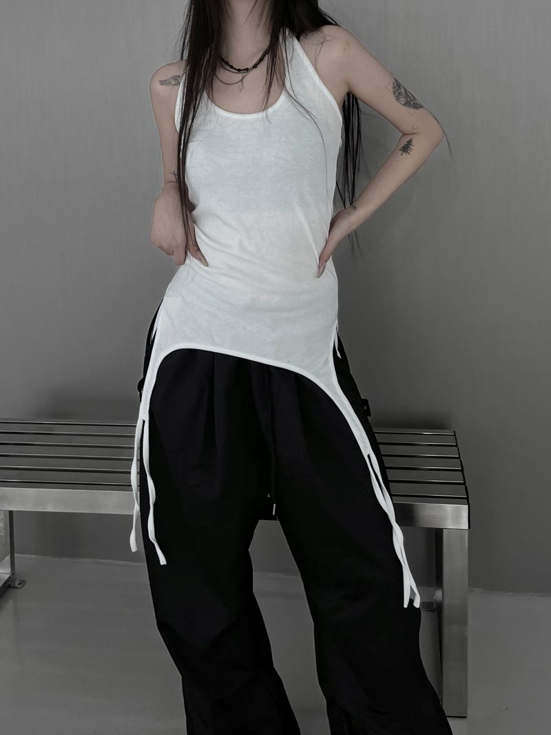 strap skirt sleeveless (3color)