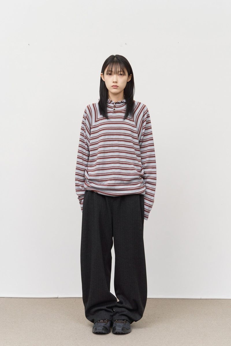 Su Striped Knitted Hoodie