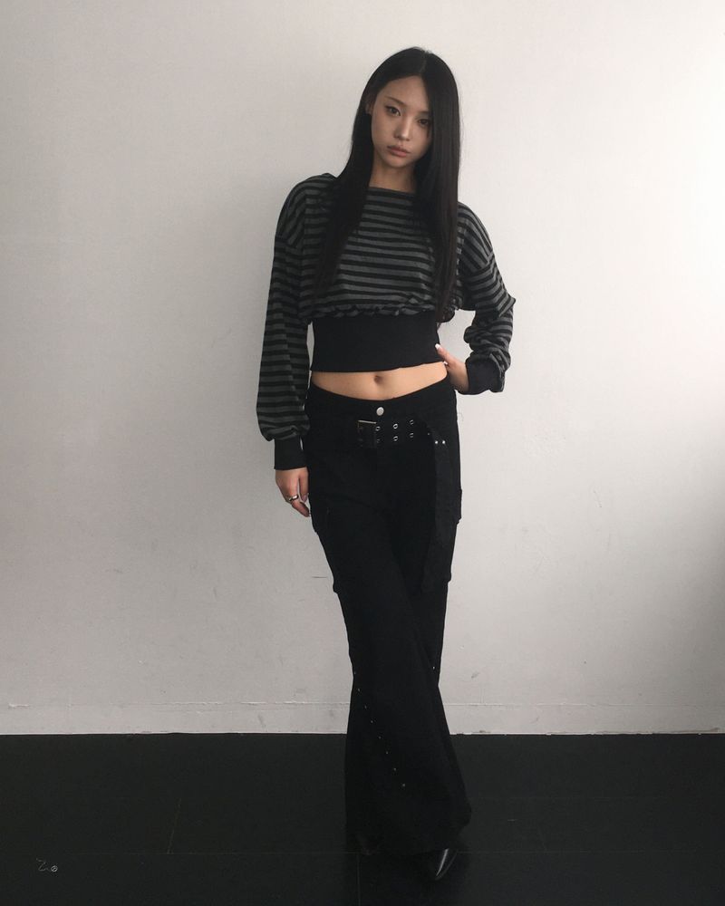 Stripe banding crop mtm