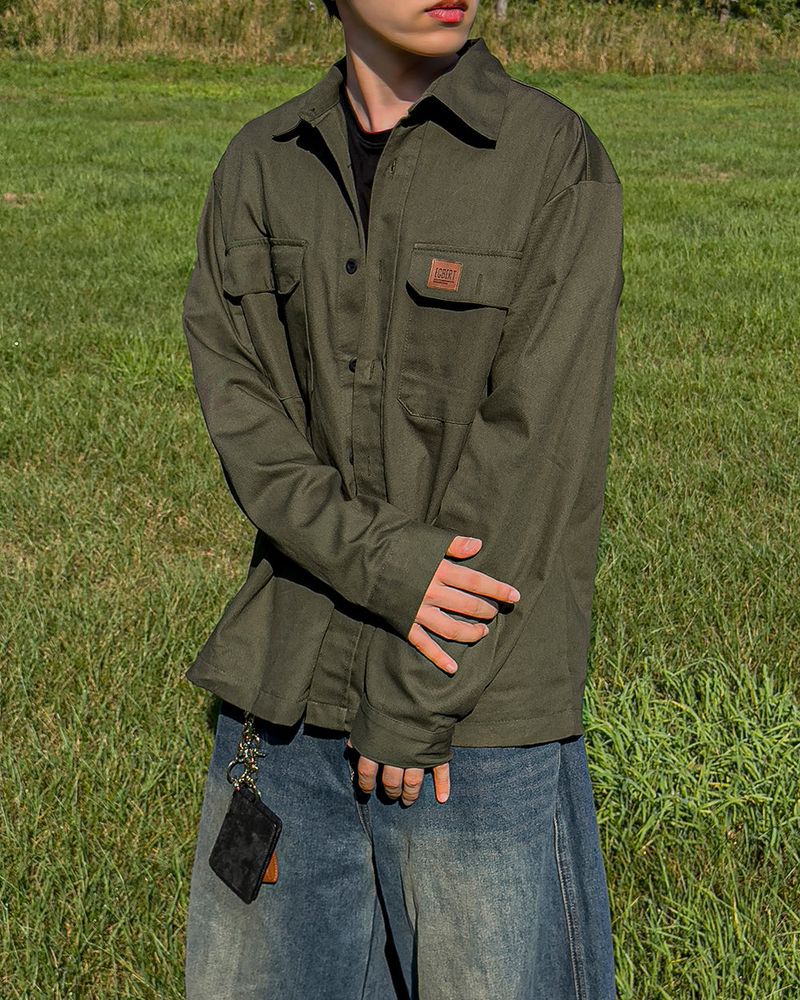 Fair Work Patch Shirt Jacket