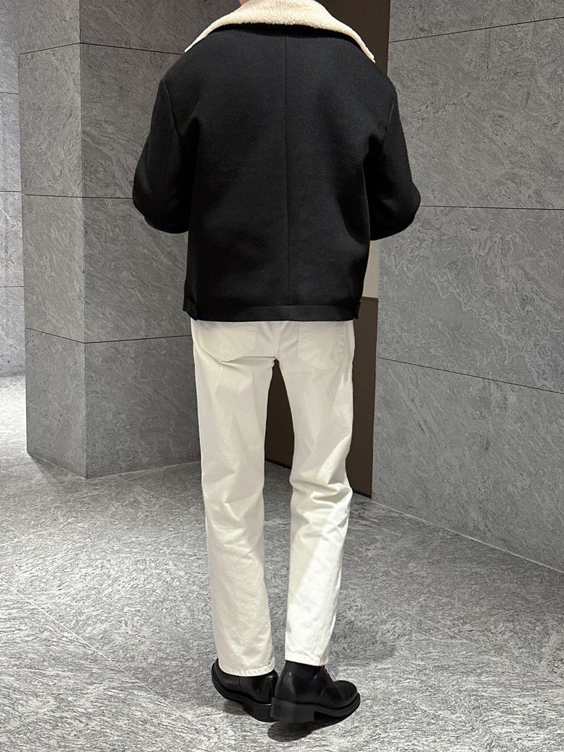 loe wool collar suede jacket (3 colors)