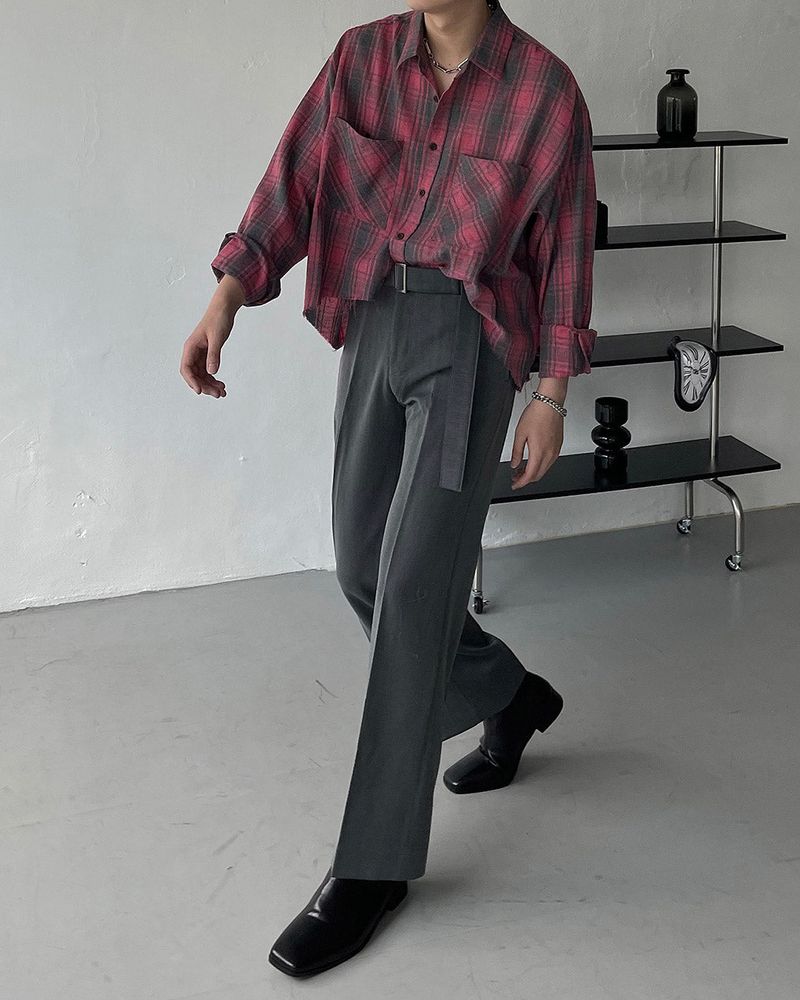 MT Belt Wide Slacks (2 colors)