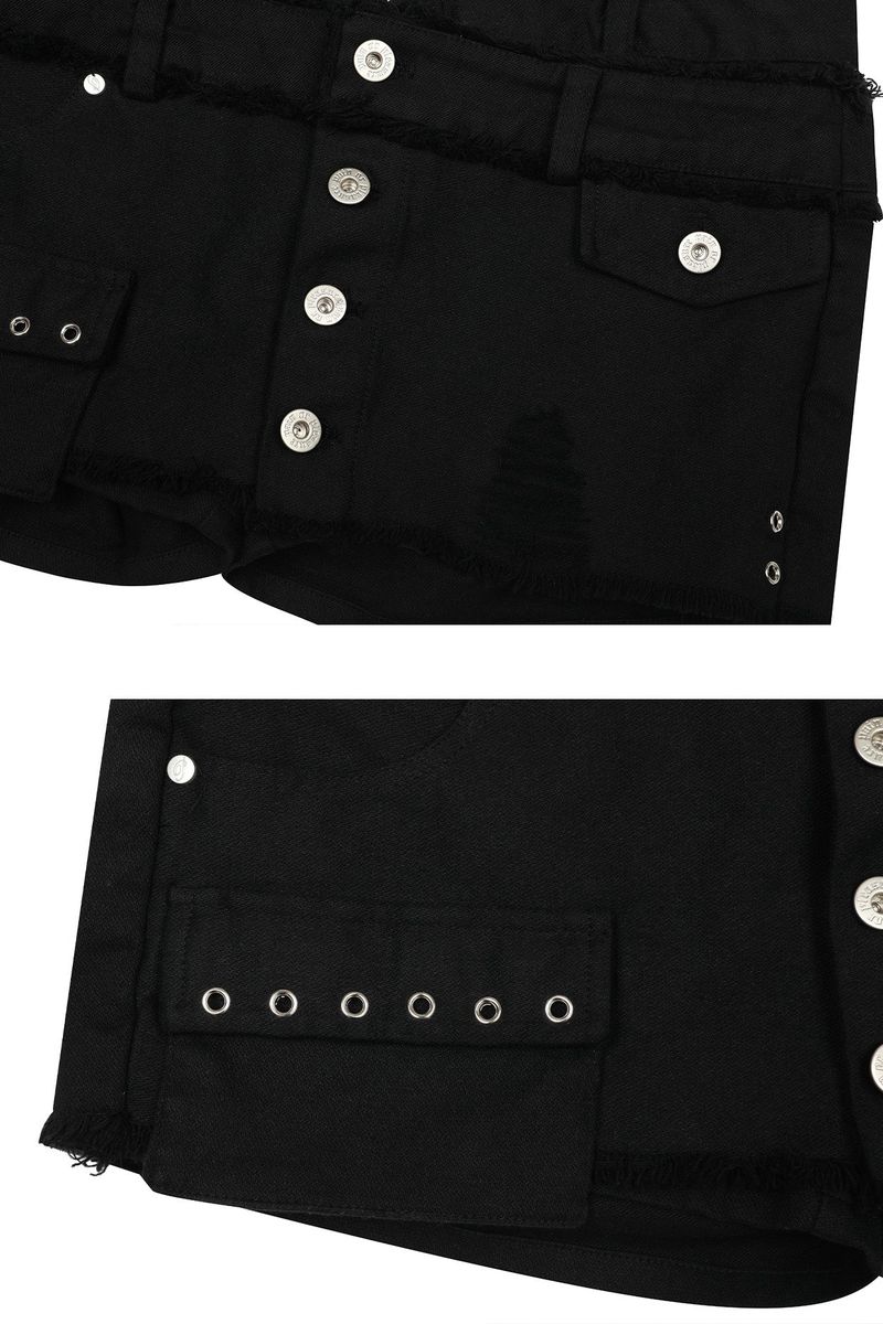 DUSK LAYERED SKIRT black