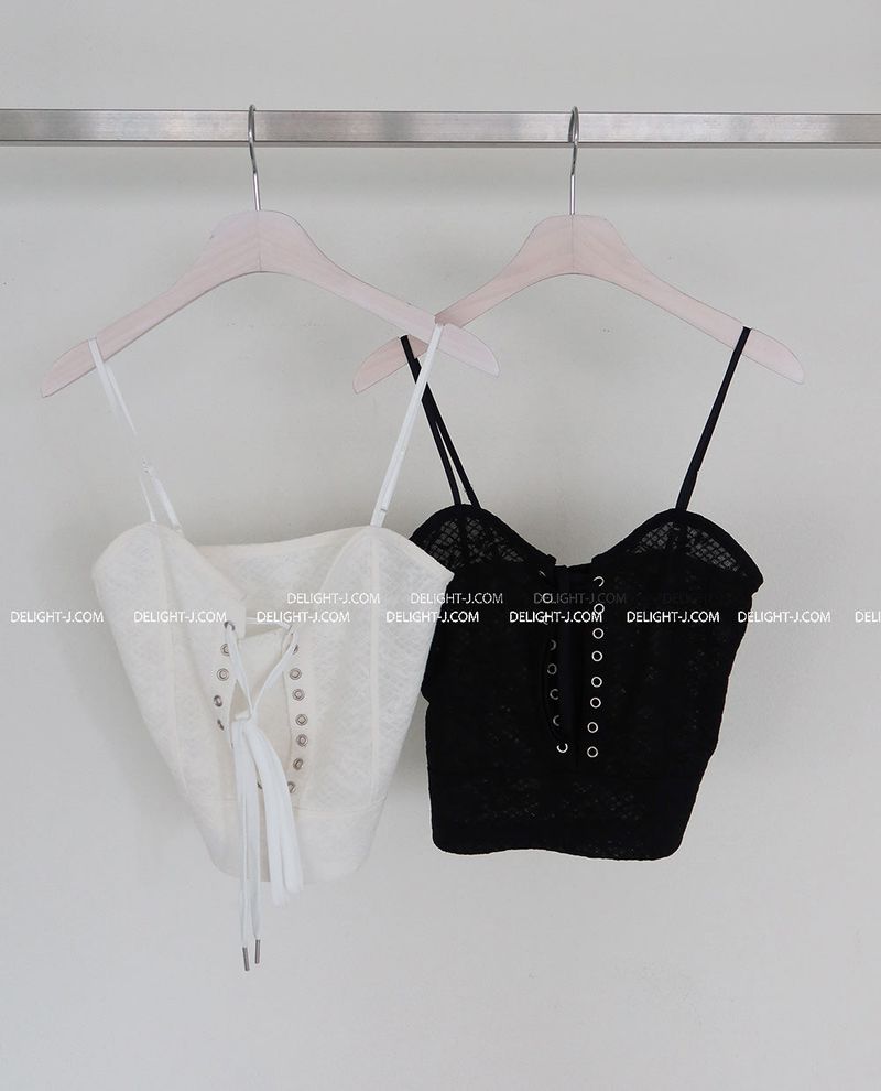 corset lace bustier sleeveless