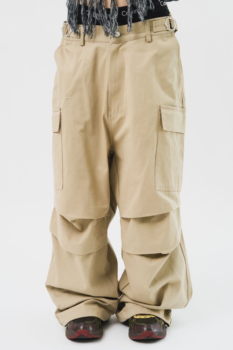 Fair Wide Cargo Pants (2color