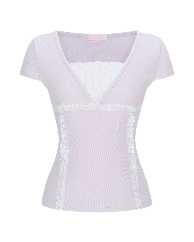 [MADE] Okiel Lace Short Sleeve Tee