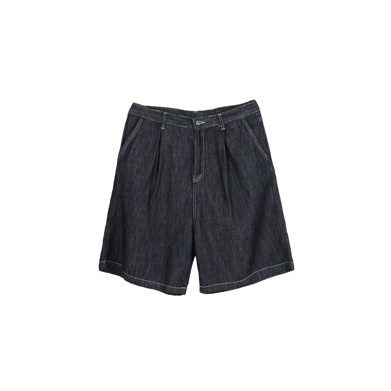 On Jerry Denim One Tuck Half Pants