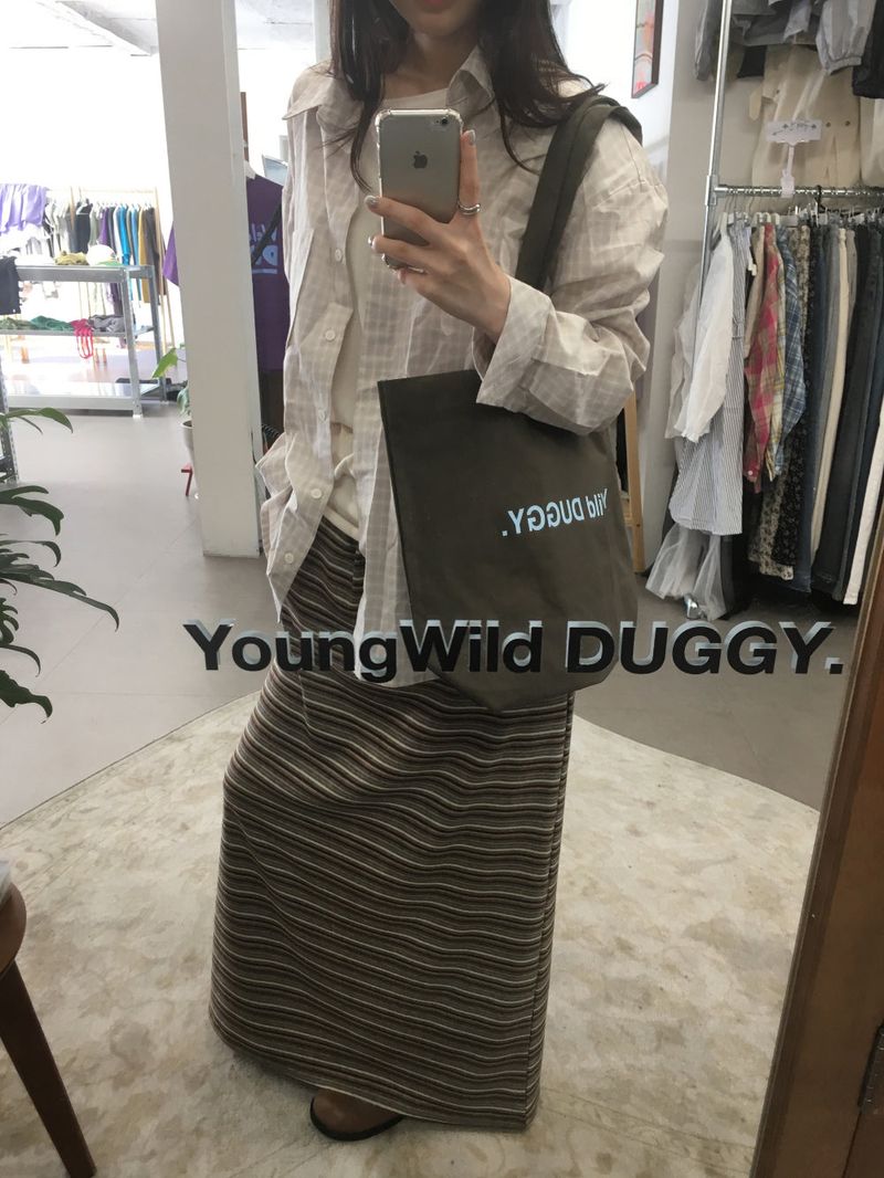 YWD TWILL ECO BAG-KHAKI 