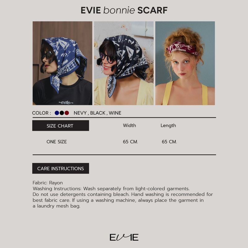 EVIE bonnie SCARF