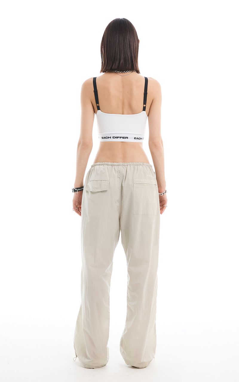 HIDDEN BUTTON PANTS_ BEIGE