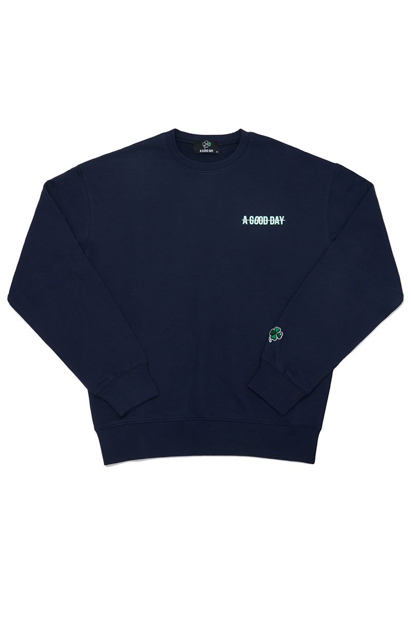 A GOOD DAY（ア グッドデイ）の「FLOVER MTM SWEAT SHIRTS (NAVY)（Tops）」