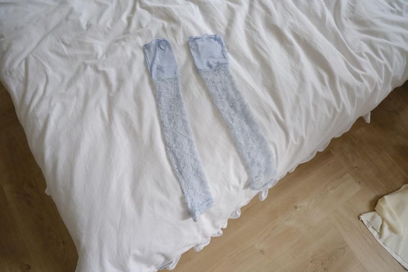 lace half leg warmer