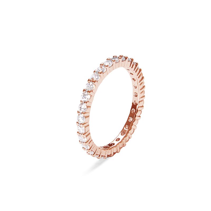 2MM Prong Setting Tennis Ring (rosegold)