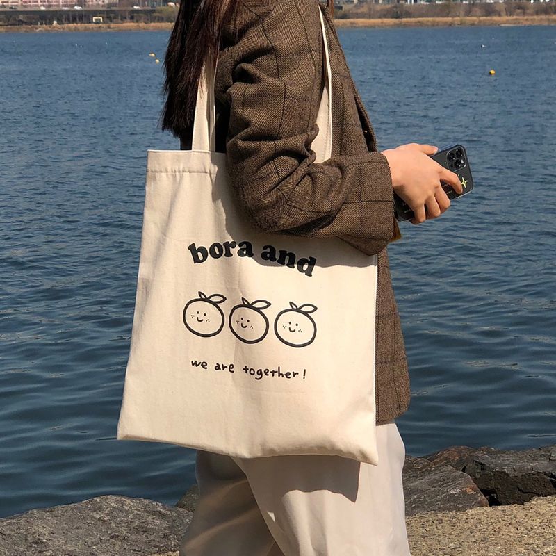 Tangerine eco bag