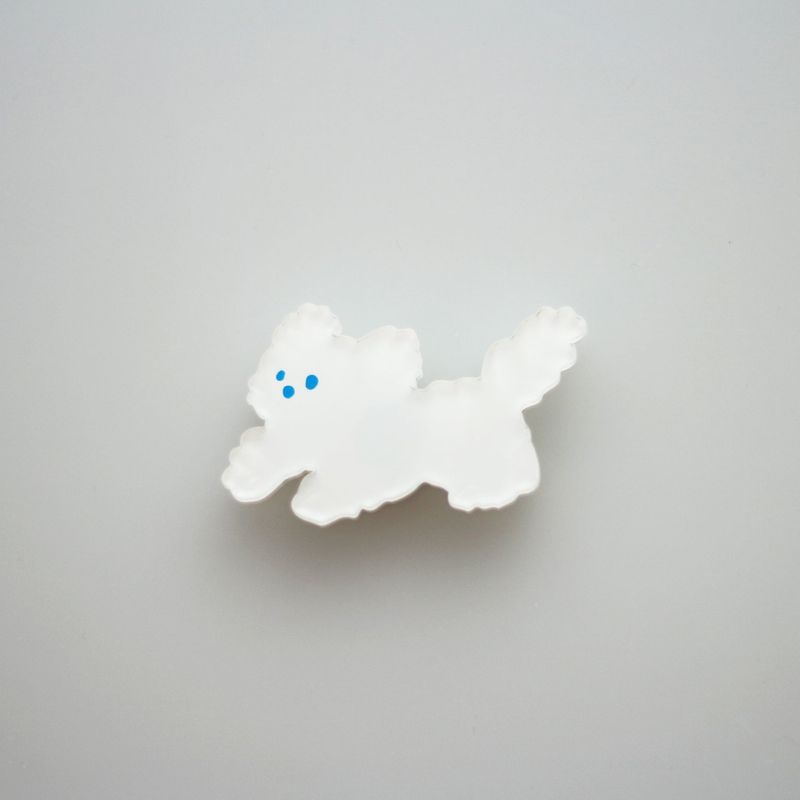 Magnet moonggae white dog