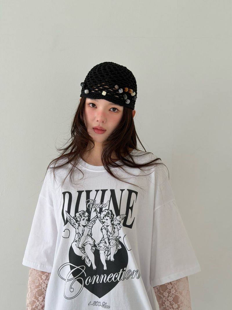 ANGEL Lace Layered T-shirt