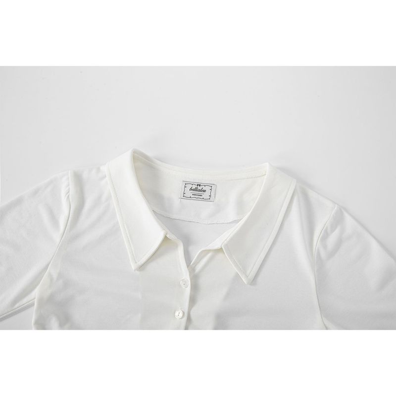 PALIN SEE-THROUGH SHIRT-IVORY