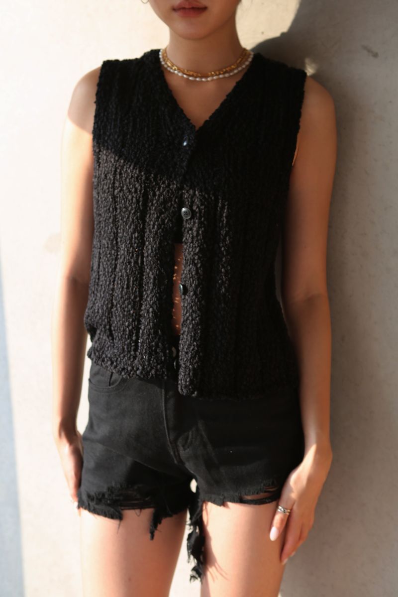 ROZELY SUMMER KNIT VEST