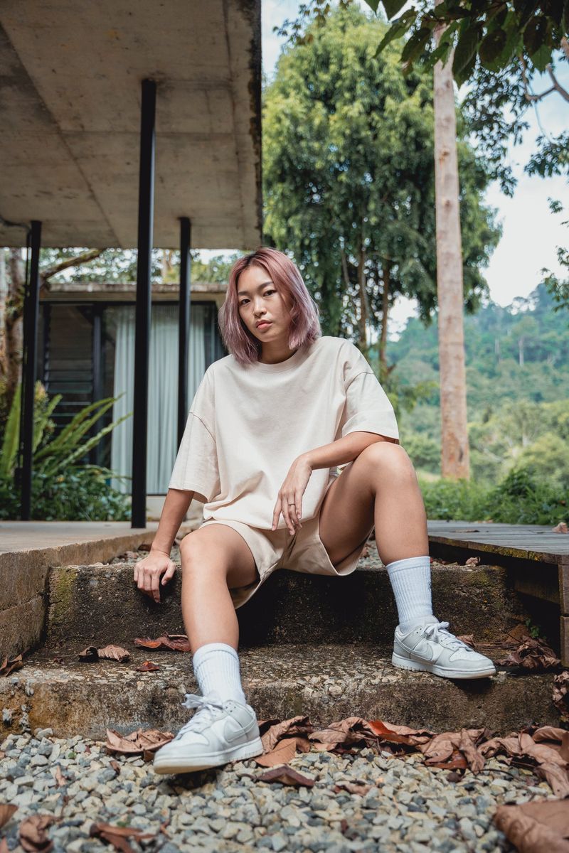 Blanks Tee | Flat White
