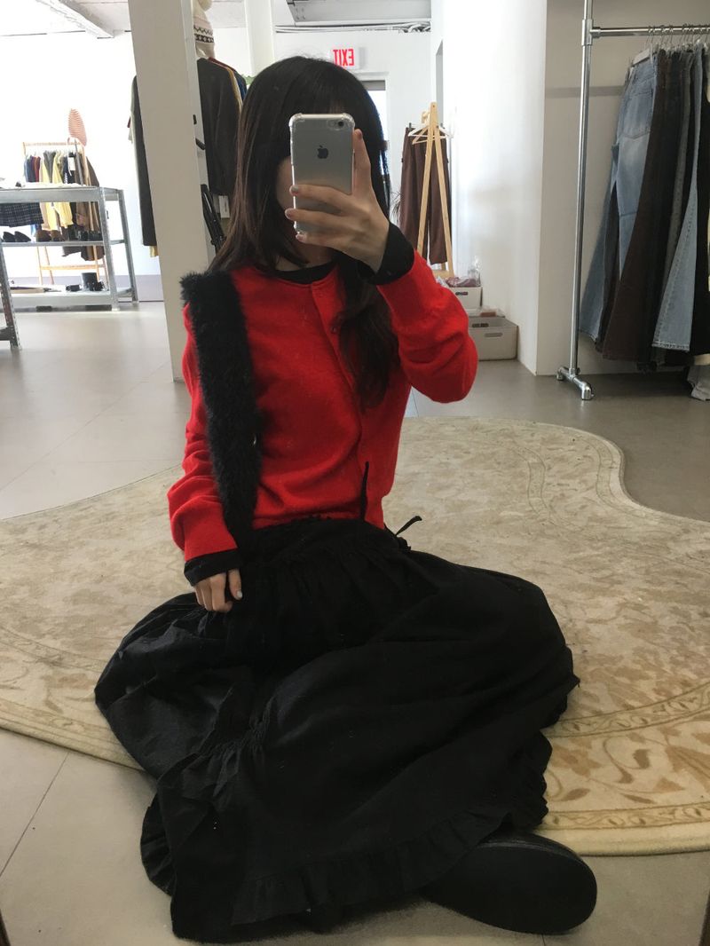 Engadin Round Cardigan (6Colors)