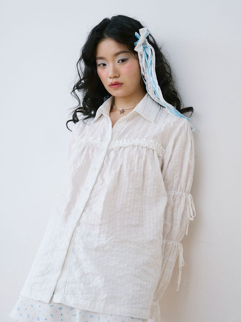 Melo blouse | long-sleeve shirt full of little details