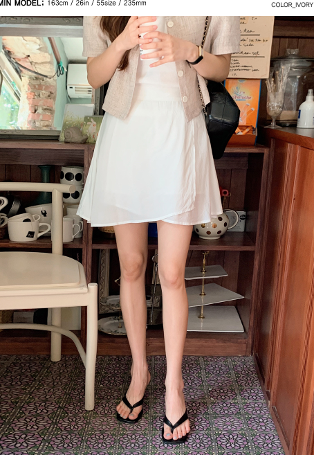 Wrap Mini Skirt (2color)