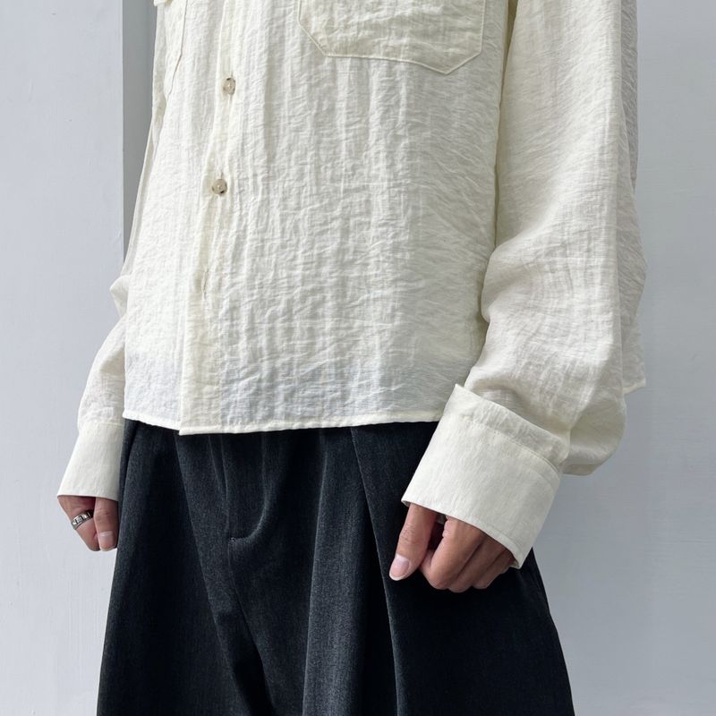 Urban Crinkle Flap Pocket Shirt