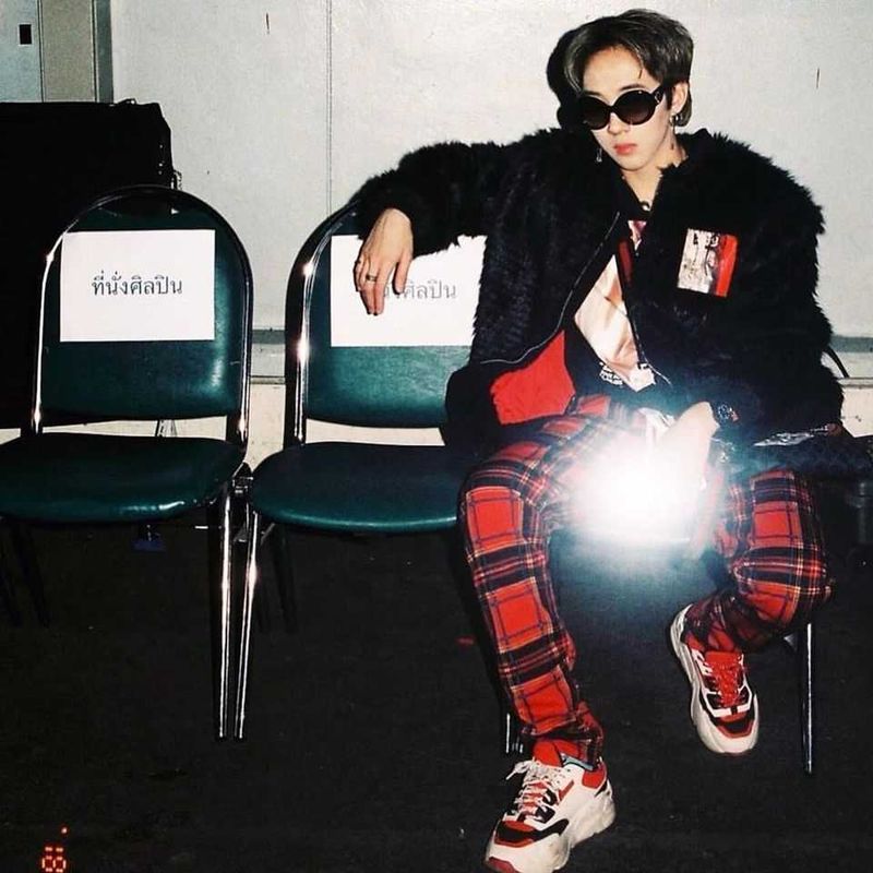 TZ PLAID TRACK PANTS