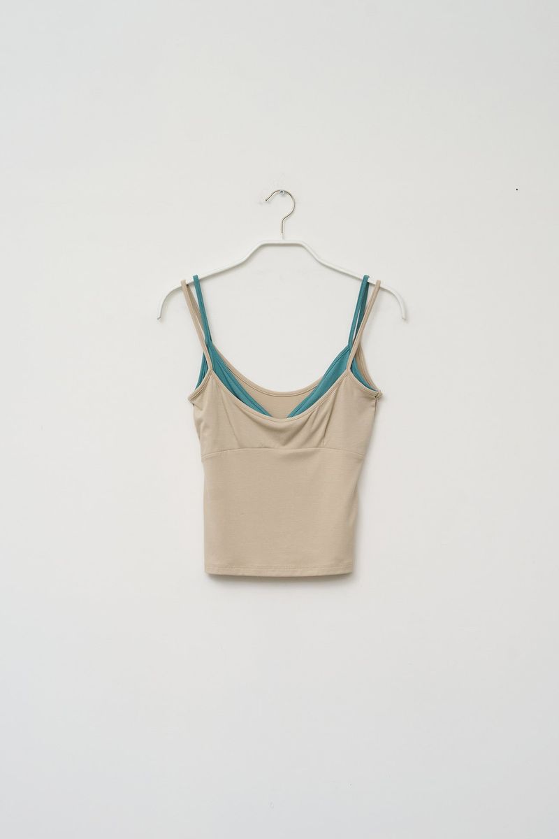 (W) Poy Layered Sleeveless