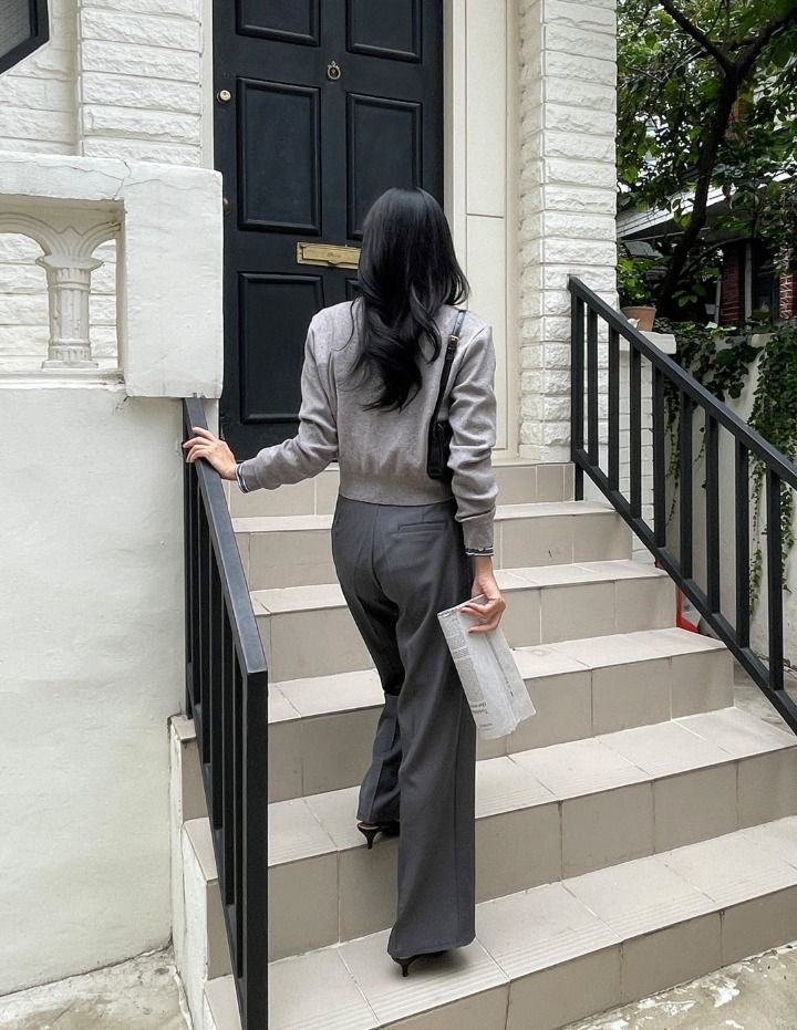 Botel Two Pintuck Wide Slacks