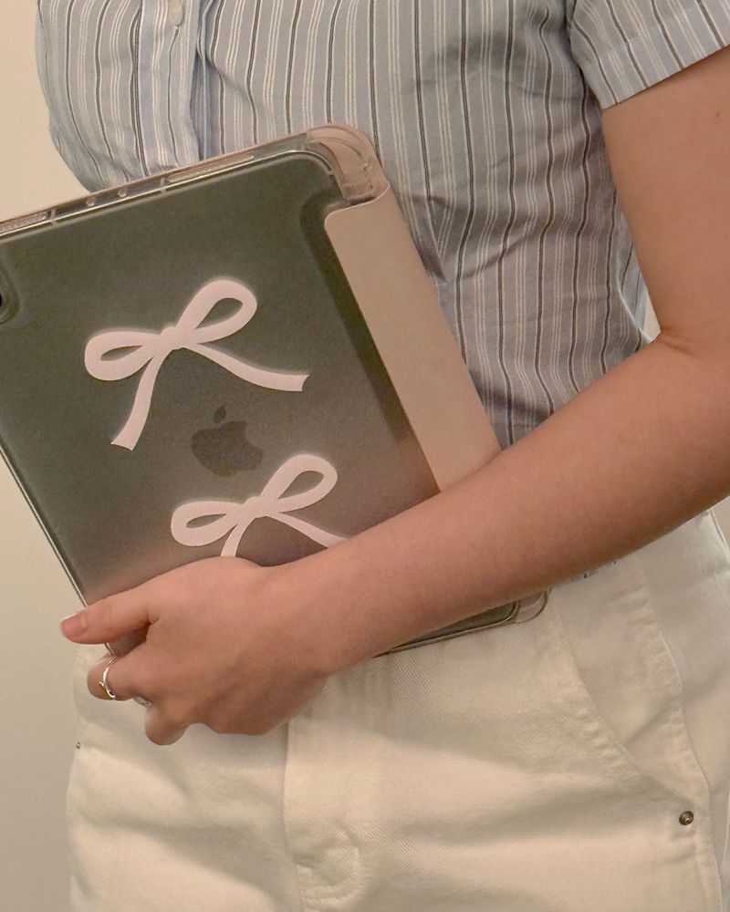 double ribbon Ipad case