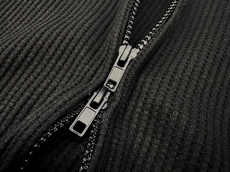 Moyz Waffle Track Zip-Up