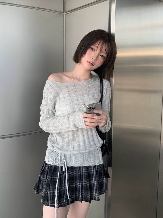 [Scarf SET] Shishu Soft One-Off Rib Knit
