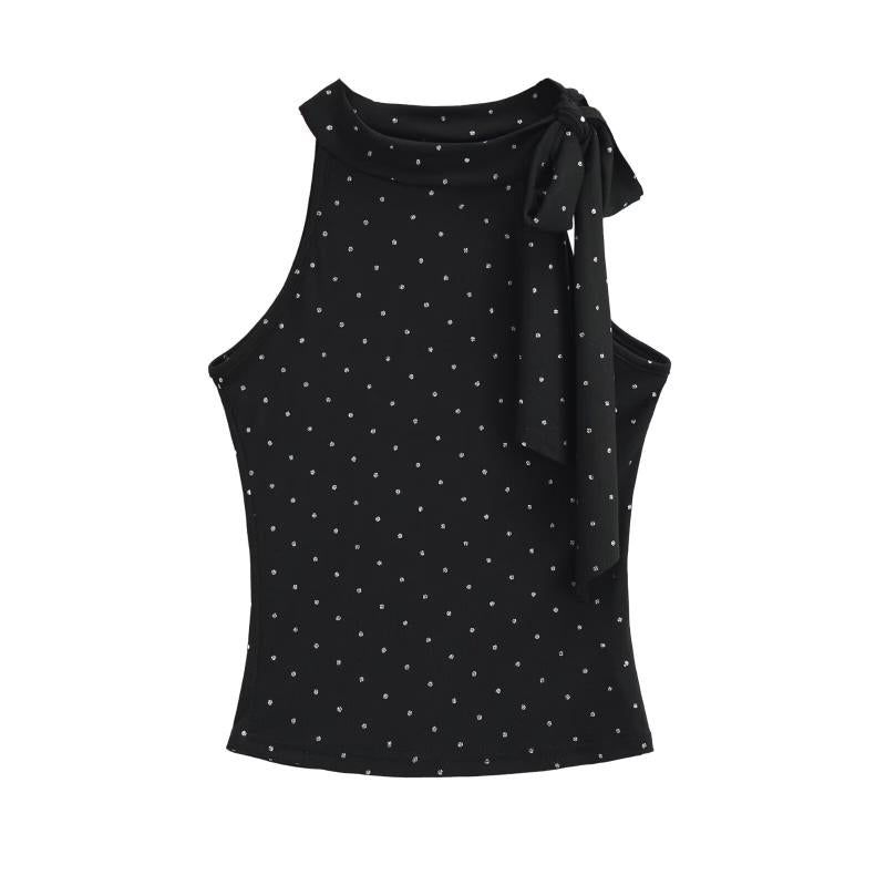 Maren Tie Neck Sleeveless Tee
